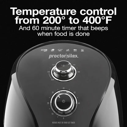 Horno Freidora De Aire Proctor Silex 5.8 Cuartos 1700W Cocina Rapido Y Saludable