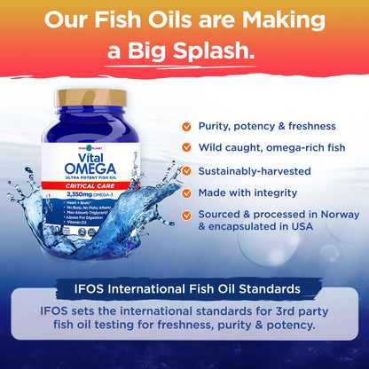 Aceite De Pescado Omega 3 2350 Mg EPA DHA DPA Suplemento Para Corazon Y Cerebro