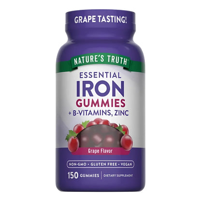 Gomitas Con Hierro Zinc Y Vitaminas B Nature Truth - Imagen 1