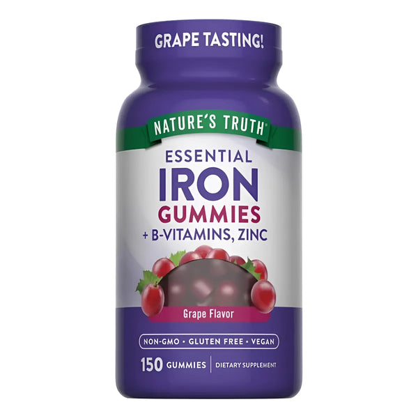 Gomitas Con Hierro Zinc Y Vitaminas B Nature Truth - Imagen 1