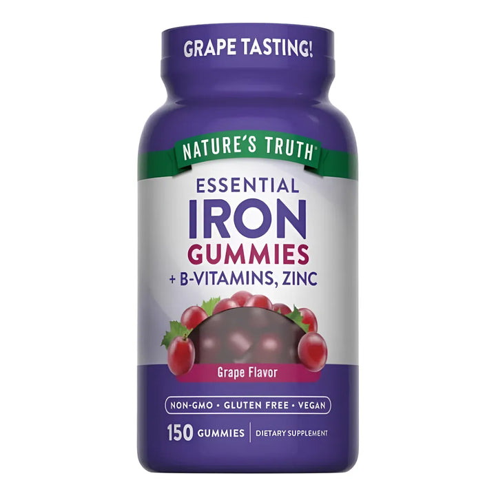 Gomitas Con Hierro Zinc Y Vitaminas B Nature Truth - Imagen 1