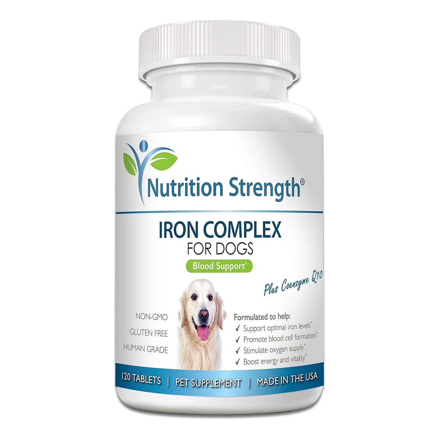 Hierro Para Perros Anémicos Con Vitamina C Apoya Salud Sanguínea Y Energía