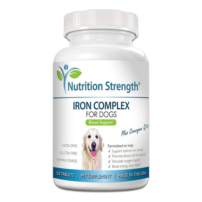 Hierro Para Perros Anémicos Con Vitamina C Apoya Salud Sanguínea Y Energía