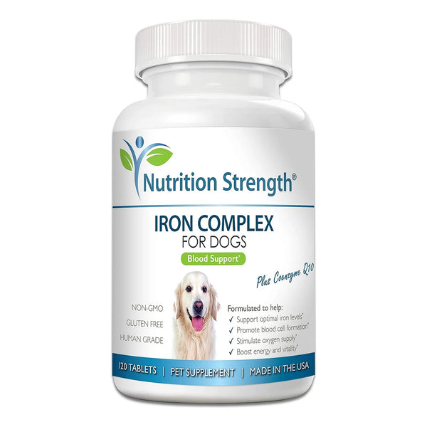 Hierro Para Perros Anémicos Con Vitamina C Apoya Salud Sanguínea Y Energía