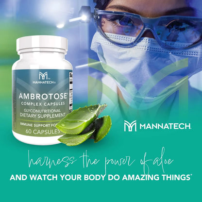 Complejo Ambrotose 60 Cápsulas De Bienestar Celular Mannatech