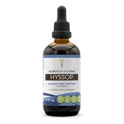 Tintura De Hisopo Extracto Líquido Sin Alcohol 120 Ml Hojas Secas Y Flor