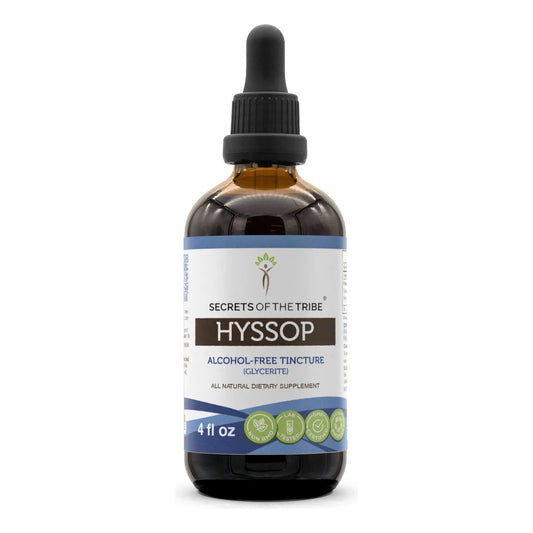 Tintura De Hisopo Extracto Líquido Sin Alcohol 120 Ml Hojas Secas Y Flor