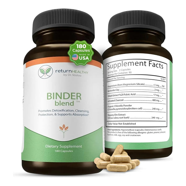 Cápsulas Desintoxicantes Con Carbón Activado Y Clorella Orgánica Limpieza Intestinal 180 Cápsulas