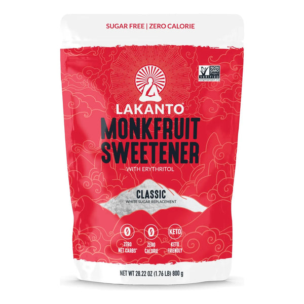 Edulcorante De Fruta Del Monje Lakanto Classic 800 Gr Endulza Sin Culpa Keto Y Natural
