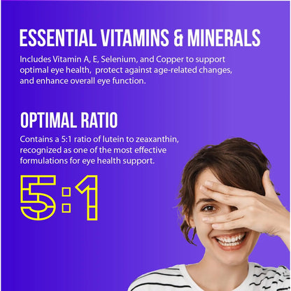 EyeCare Anthocianins Suplemento Ocular Con Arándano Luteína Y Zeaxantina 60 Cápsulas