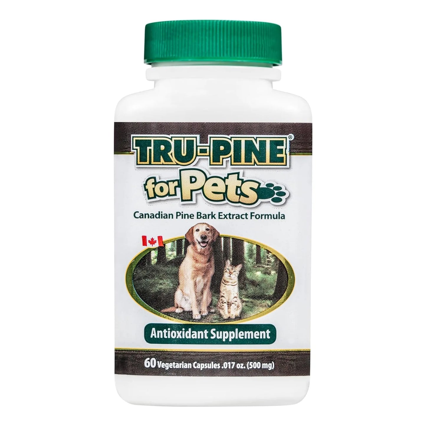 Capsulas Tru Pine Para Mascotas 60 Unidades Antioxidante Antiinflamatorio Natural