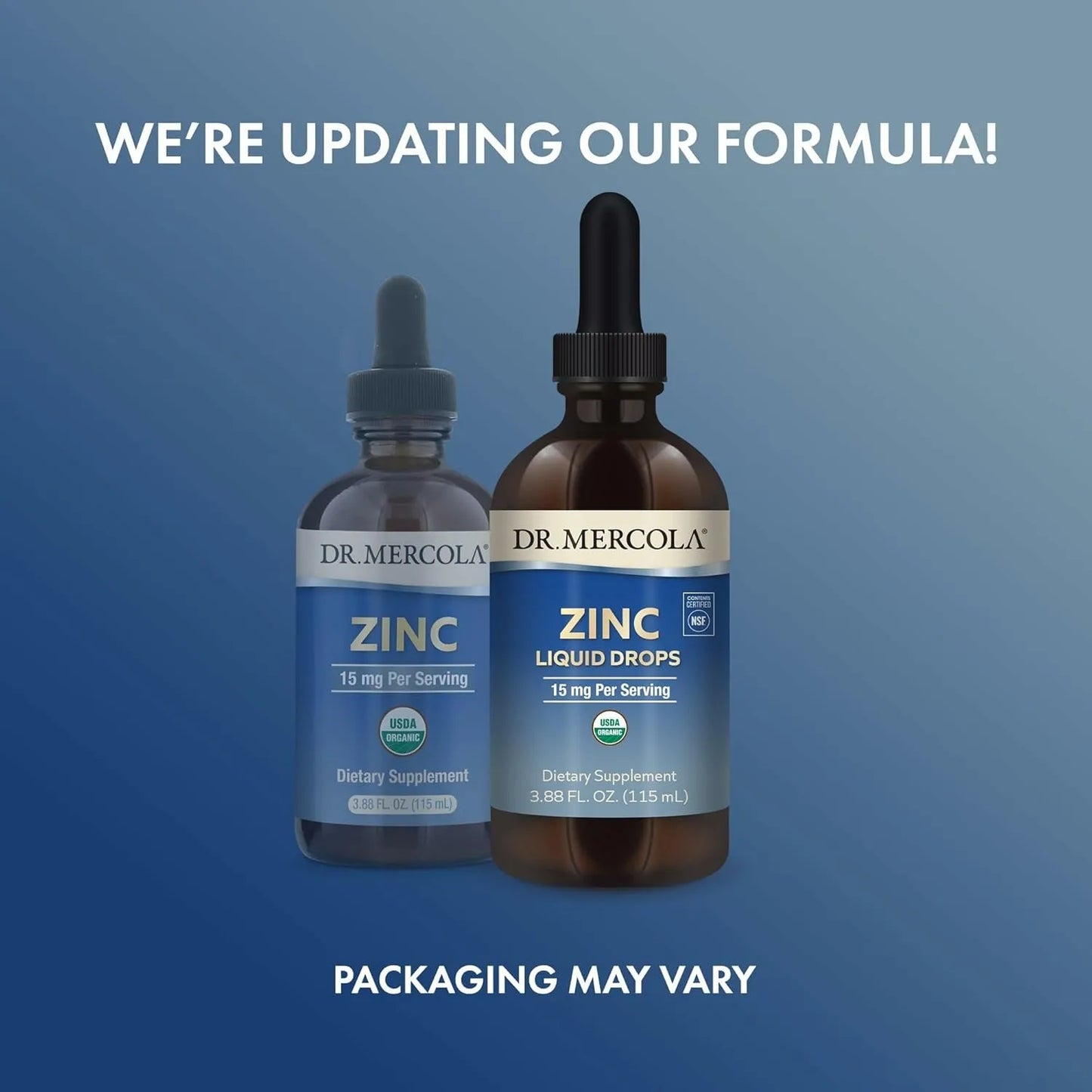 Gotas De Zinc Orgánico Dr Mercola 3 9 Fl Oz Paquete De 3 Apoyo Inmunológico Y Cognitivo