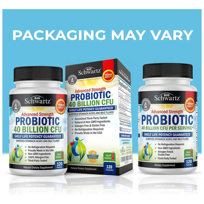Probiotico 40 Billones Ufc Con Astragalo Y Lactobacillus Acidophilus Para Digestión E Inmunidad