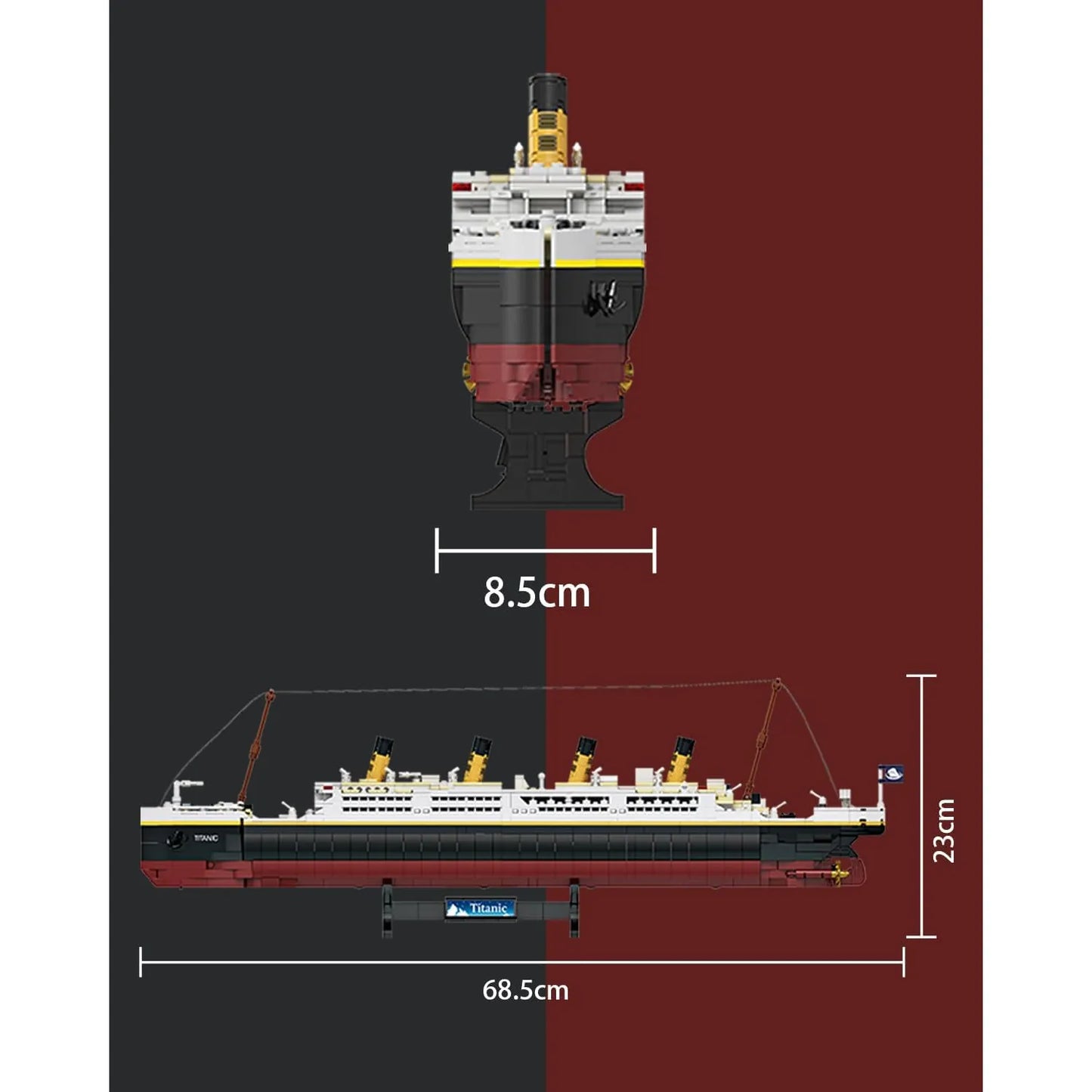 Juego De Bloques Titanic 2022 Modelo Modular 2022 Piezas Compatibles