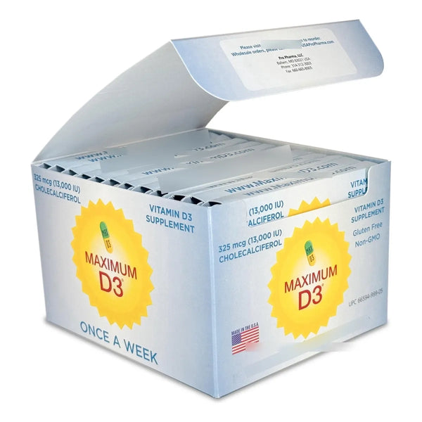 Vitamina D3 13000 Ui 60 Cápsulas Suministro Semanal 60 Semanas