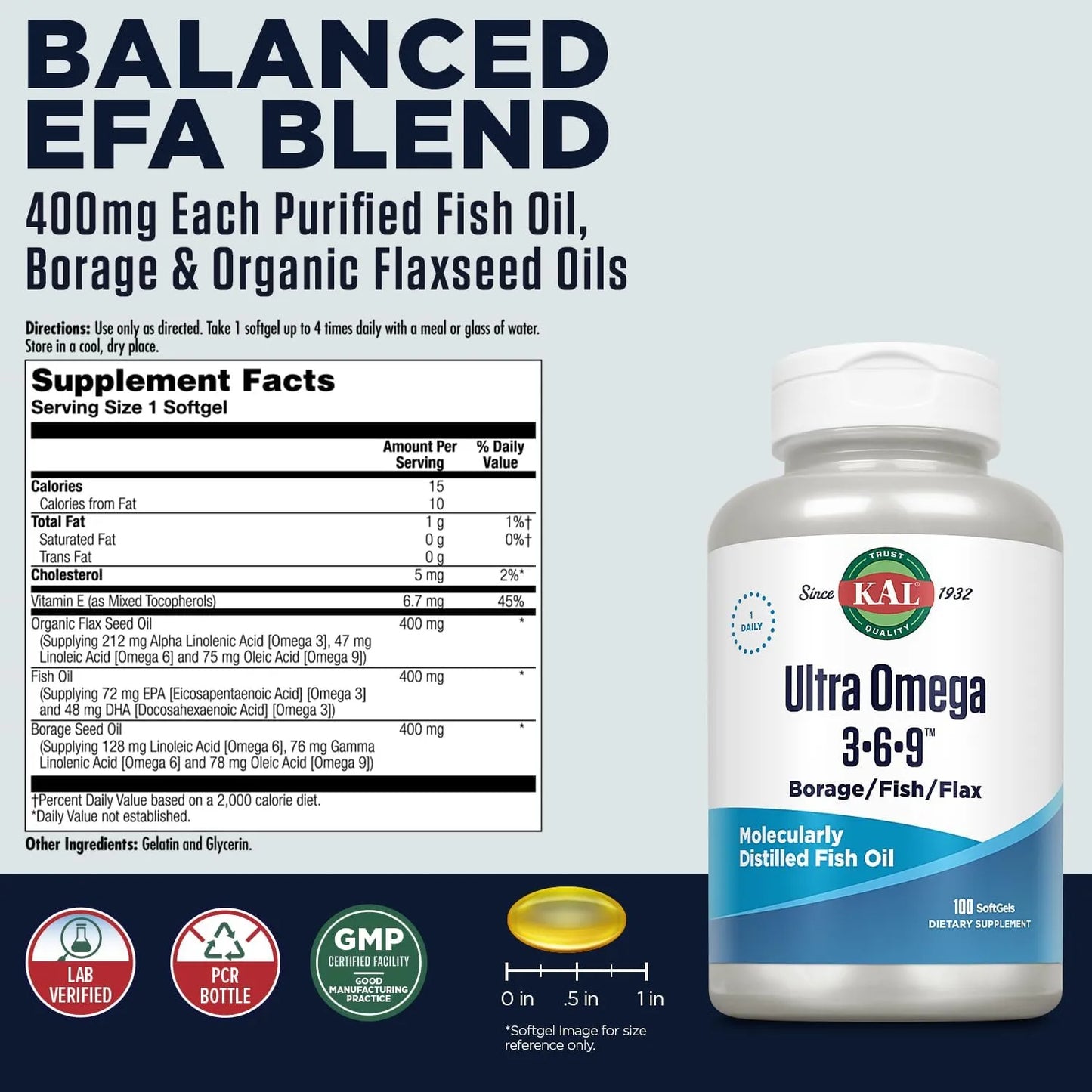 Aceite De Pescado Linaza Prensado Frío 1200mg Cápsulas Blandas Omega 3-6-9 Piel Cabello Corazón
