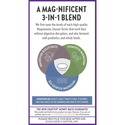 Complejo De Magnesio Glicinato Para Corazon Huesos Nervios Musculos Y Energia 60 Capsulas Vegano
