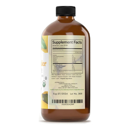 Concentrado Liquido Organico Vinagre Digestivo Ama 240ml Alivia Hinchazon Y Dolor Vesicular