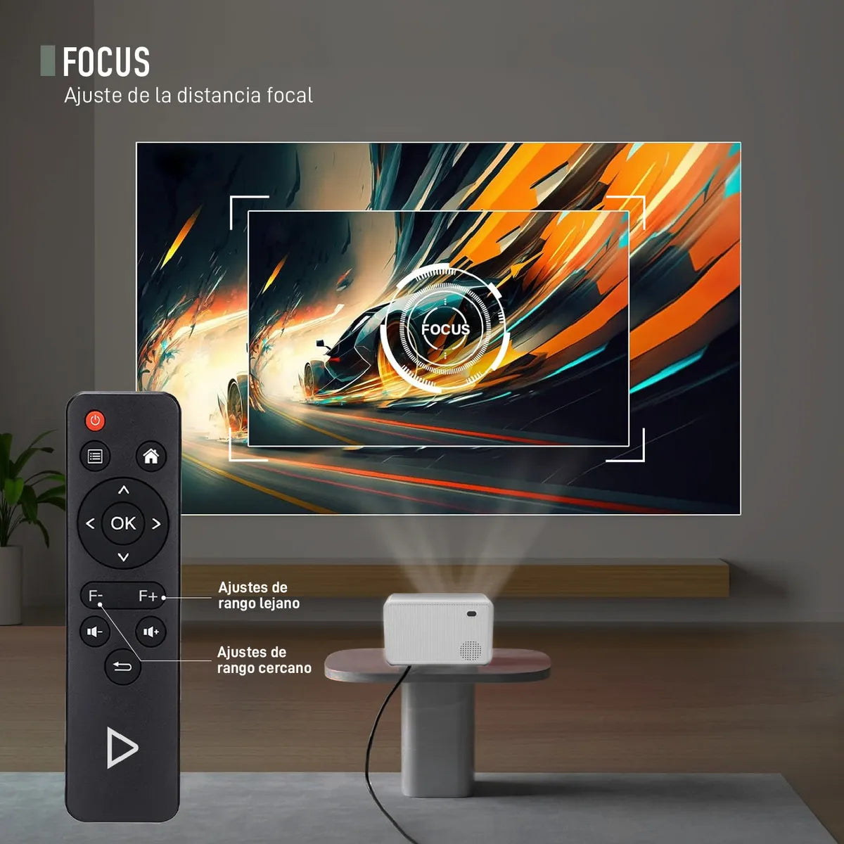 Proyector Chowa 4K HD Portátil Android Wifi 170 Lúmenes Cine En Casa