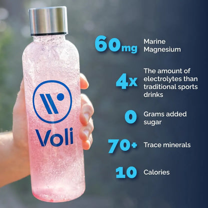 Voli Hydration Hidratación De Superalimentos Fresa Al Atardecer Con Musgo Marino