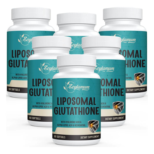 Cápsulas Blandas Glutatión Liposomal 2400 Mg Absorción Máxima Antioxidante Piel Radiante