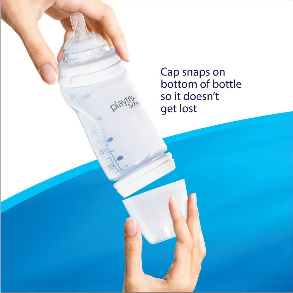Paquete De 3 Botellas Playtex Libre De BPA Anticolicos Y Ergonomico