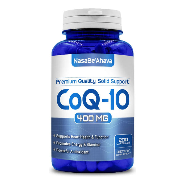 Capsulas Coenzima Q10 400 Mg Ubiquinona Antioxidante Corazon Piel Energia