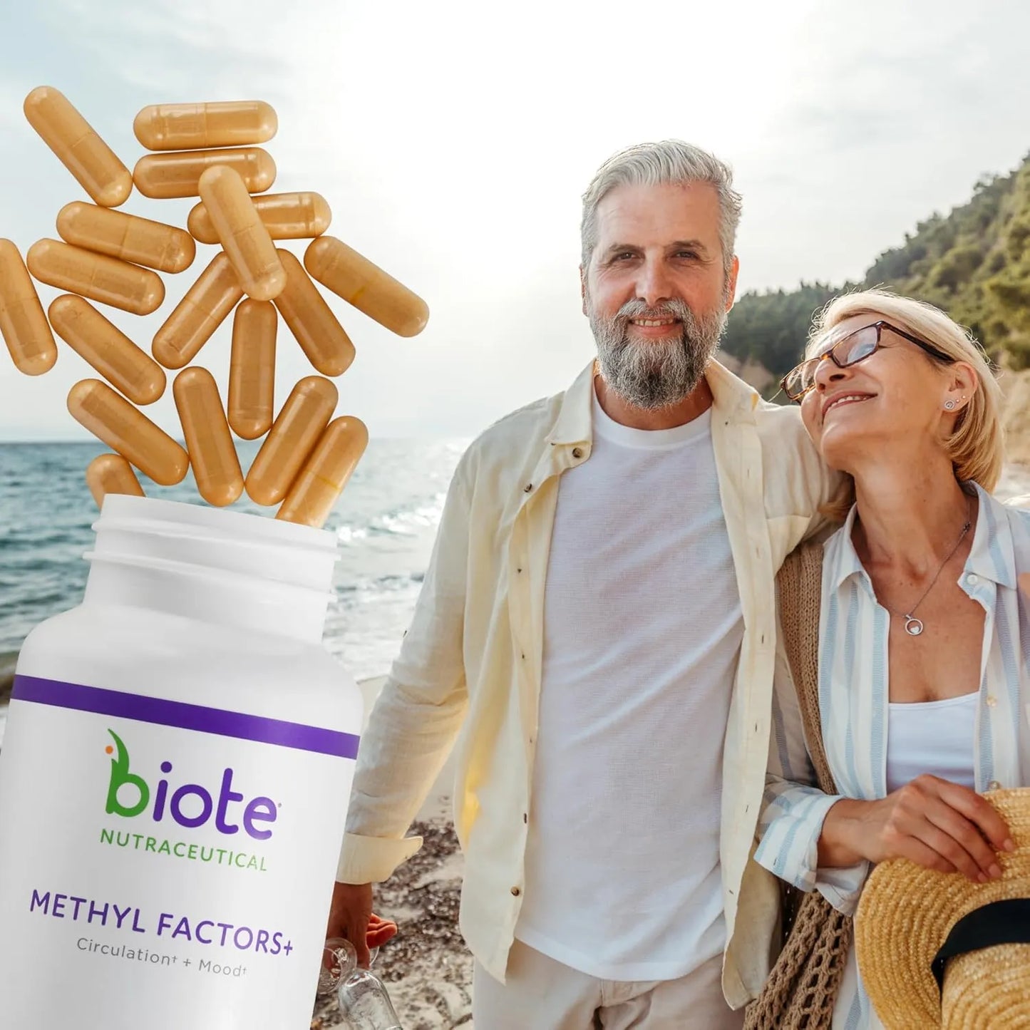 Factores De Metilo Biote Nutraceuticals 90 Caps Mejora Circulacion Y Estado De Animo