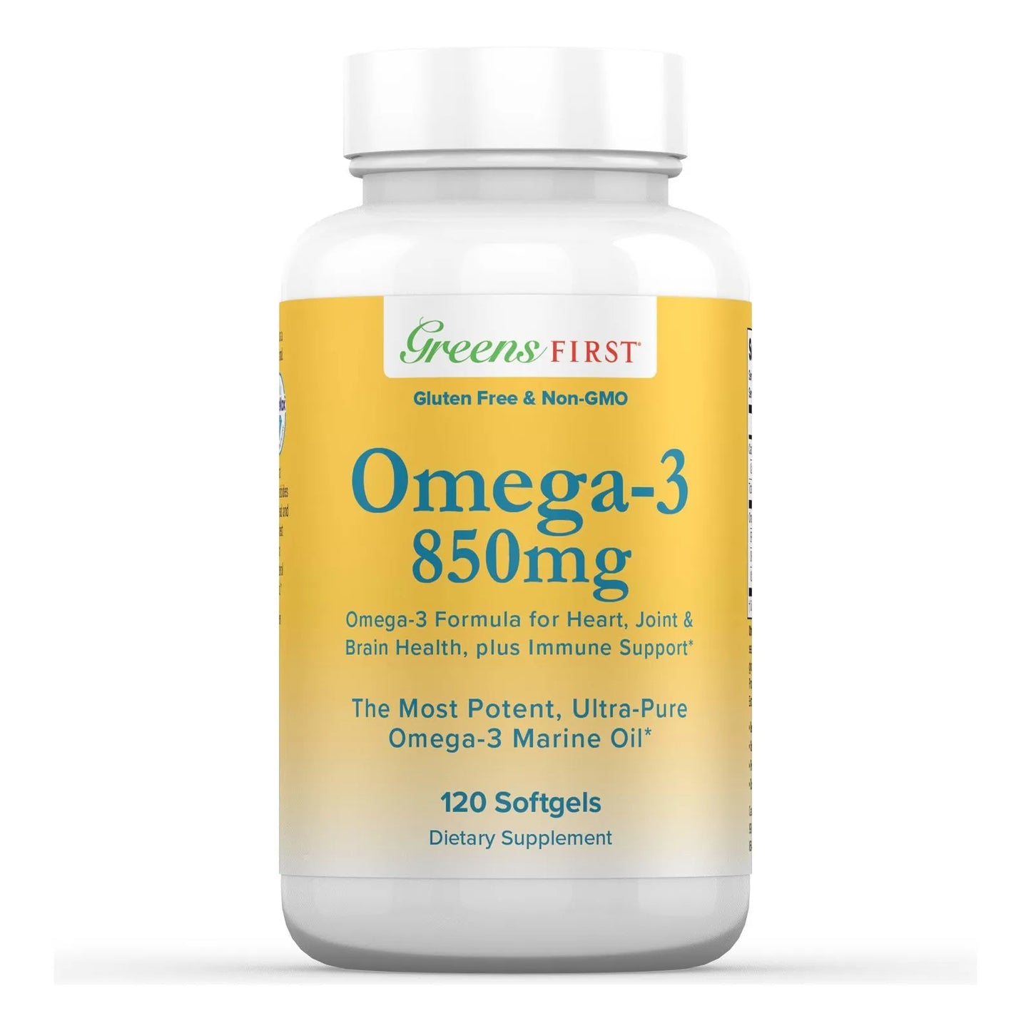 Aceite Marino Ultra Puro Omega 3 850 Mg Alto Epa Dha Salud Corazon Cerebro