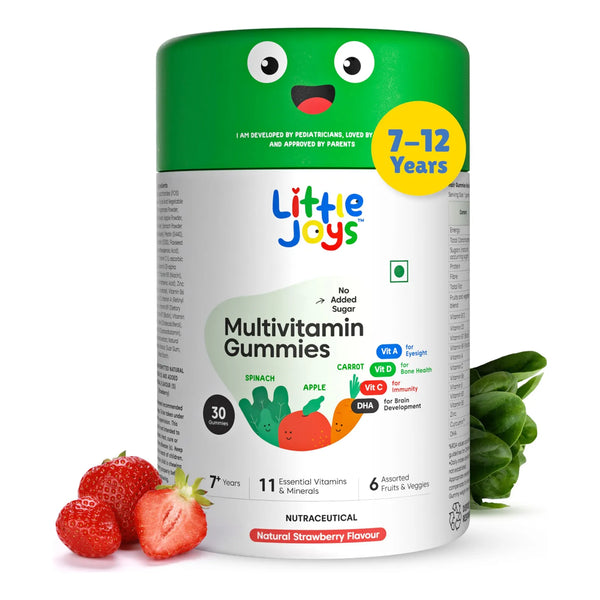 Gomitas Multivitaminas Niños 2 A 6 Años Dha Vitamina D3 B12 Sabor Fresa