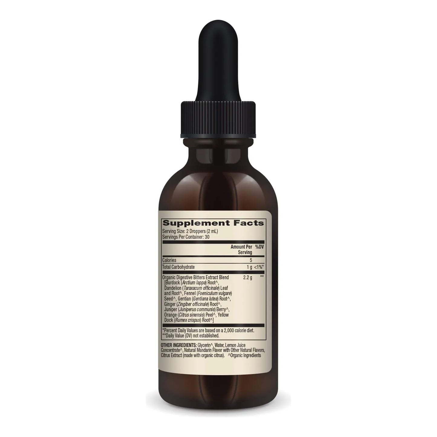 Bíter Digestivo Orgánico 60ml Apoya Digestión Saludable Sin Omg Ni Gluten