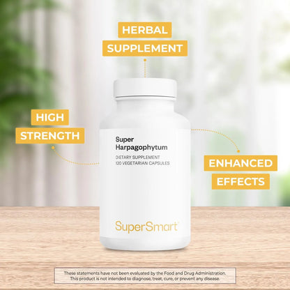 Harpagophytum 1000Mg Alta Resistencia 120 Capsulas Herbales Supersmart