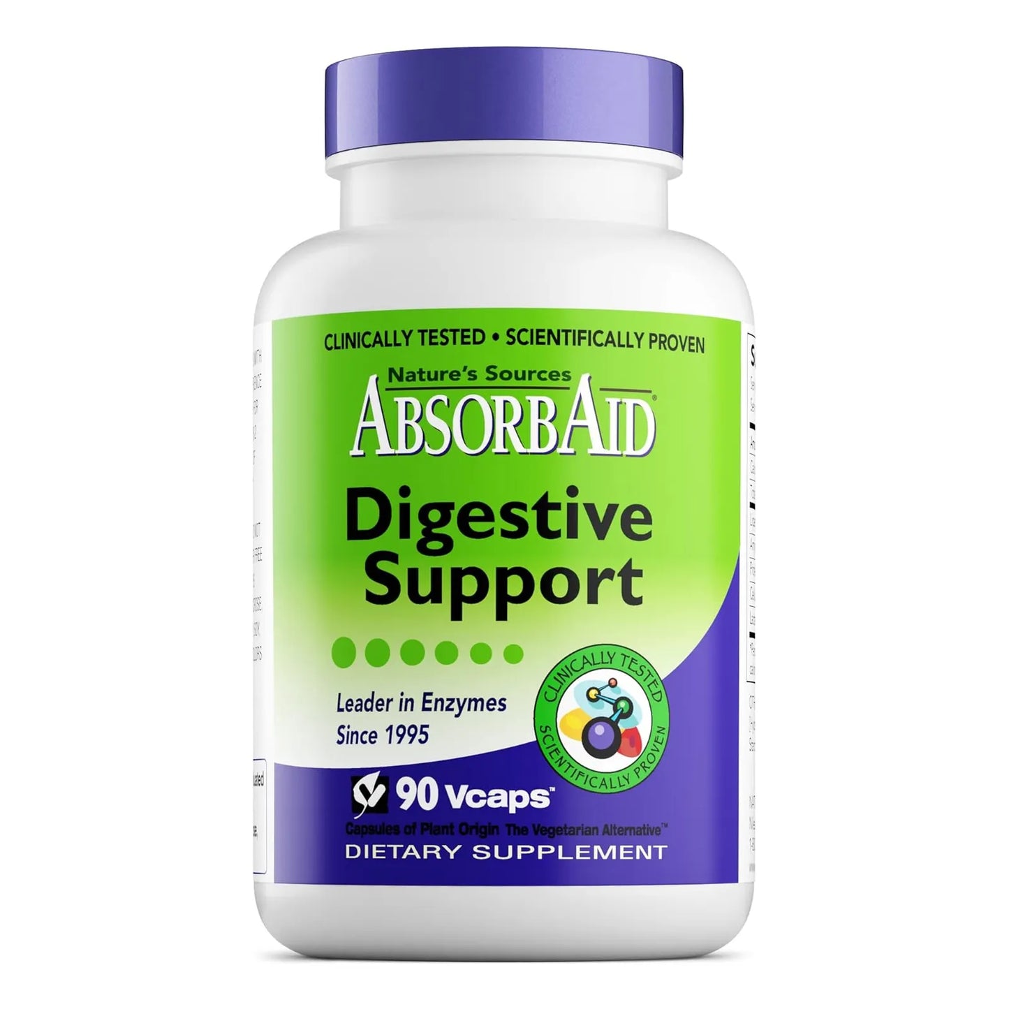 Absorbaid 90 Capsulas Veganas Soporte Digestivo Natural Eficaz