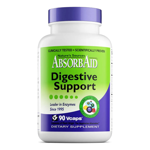 Absorbaid 90 Capsulas Veganas Soporte Digestivo Natural Eficaz
