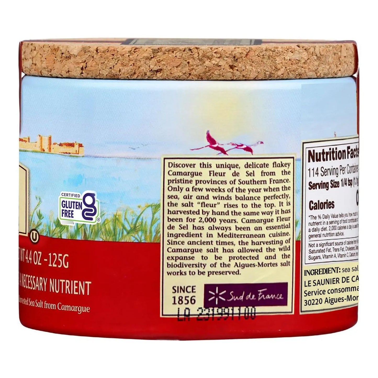 Sal Marina Fleur De Sel Francesa 125g Paquete Doble Gourmet
