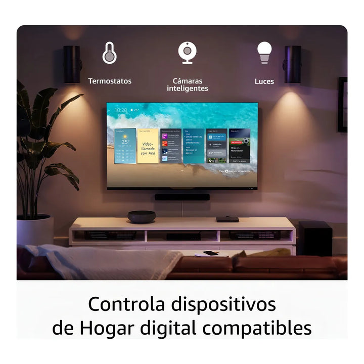 Amazon Fire Tv 4k Max 16gb Wi-fi 6e Hdr Control De Voz Con A Color Negro - Imagen 6