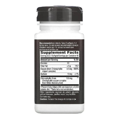 Capsulas De Clorofila Fresca Nature's Way Chlorofresh 90 Capsulas Pack De 4 Desodorante Interno Natural
