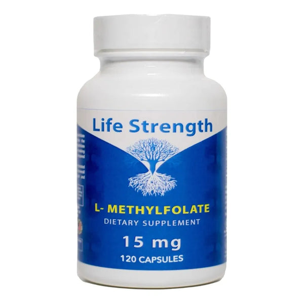 L-Metilfolato 15 Mg 120 Cápsulas Folato Optimizado Bioactivo Suplemento 5-MTHF