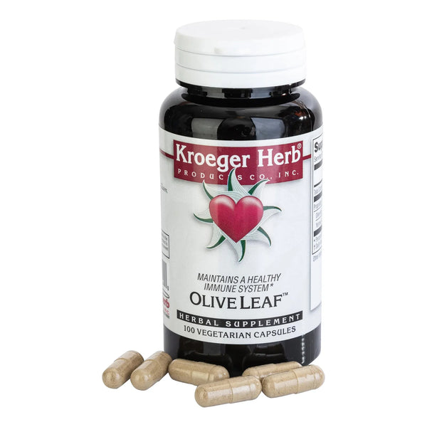 Cápsulas Extracto Hoja Olivo Milenrama 100 Unidades Sistema Inmunológico Vegano