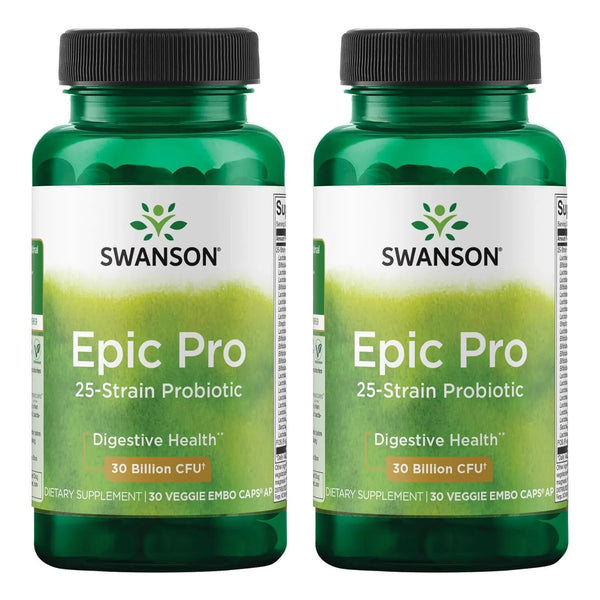 Probiótico Swanson Epic Pro 25 Cepas 30 Mil Millones UFC Salud Digestiva E Inmunológica