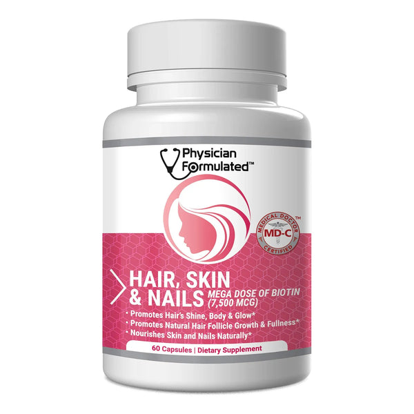 Vitaminas Cabello Piel Uñas Con Biotina Colágeno Y Ácido Hialurónico 60 Cápsulas