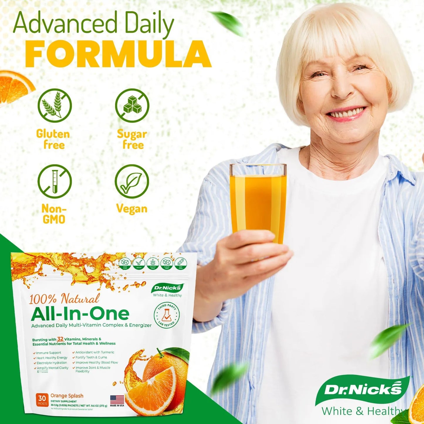 Mezcla Multivitamínica Dr Nicks Para Salud Bucal Y Energía Natural