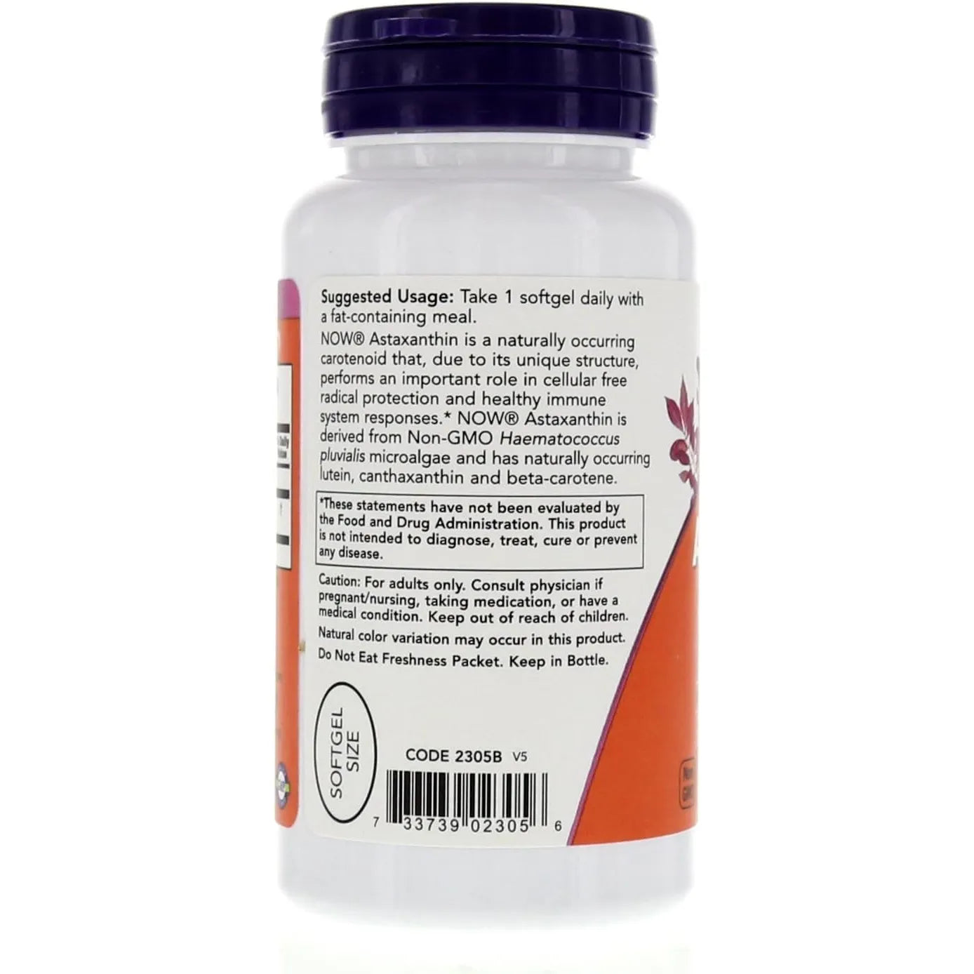 Astaxantina 4mg 90 Capsulas Blandas Proteccion Celular Antioxidante Potente