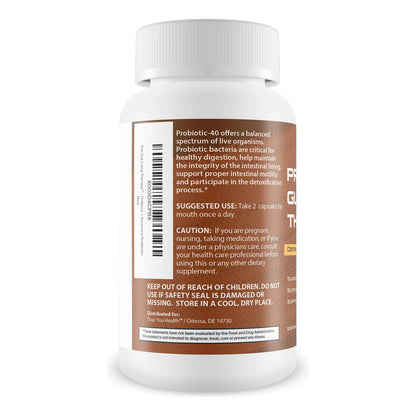 Pro Gut Lung Therapy Probiótico Premium 40MM UFC Equilibrio Intestinal Y Ánimo