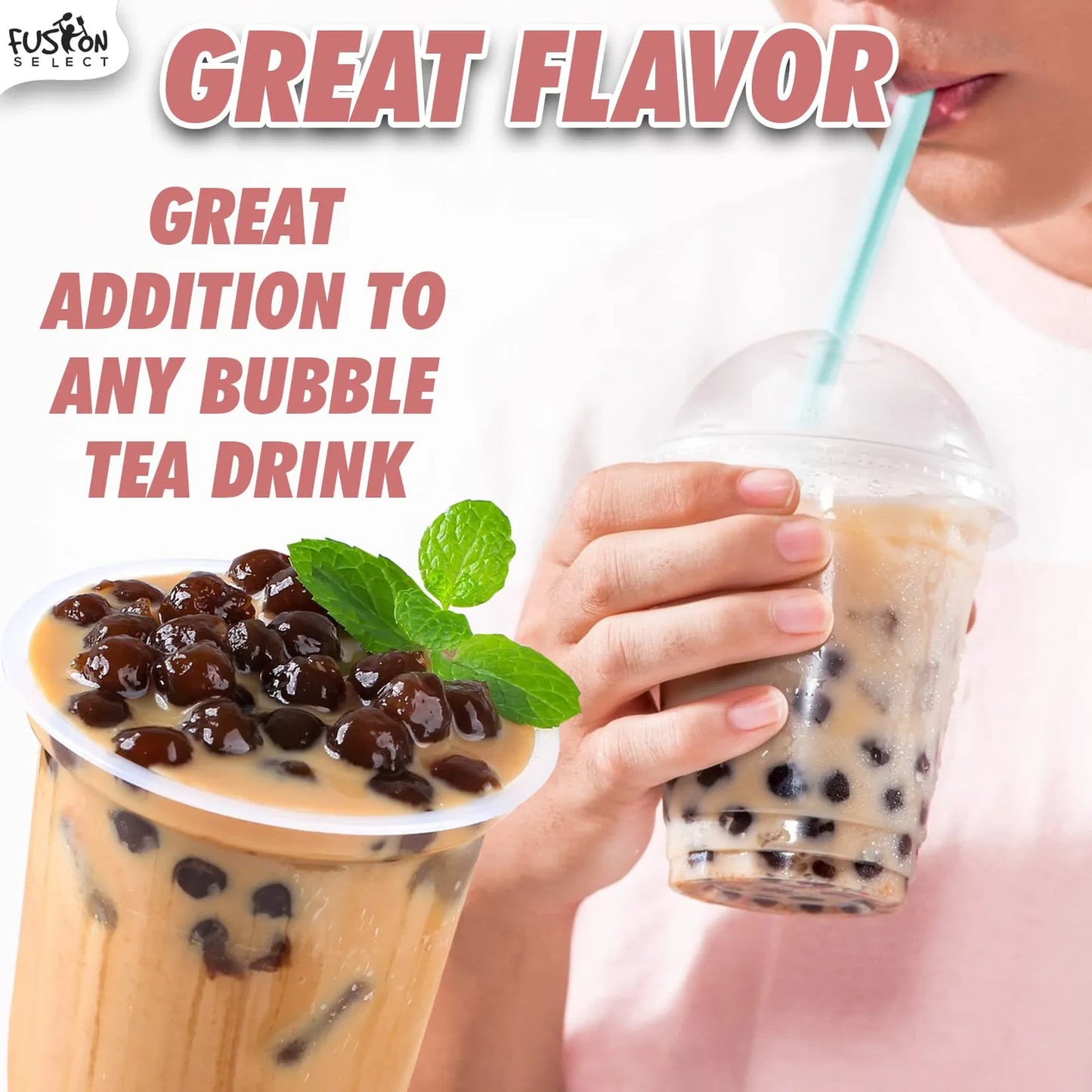 Perlas De Tapioca Cocción Rápida Sabor Azúcar Morena Boba 3 Paquetes
