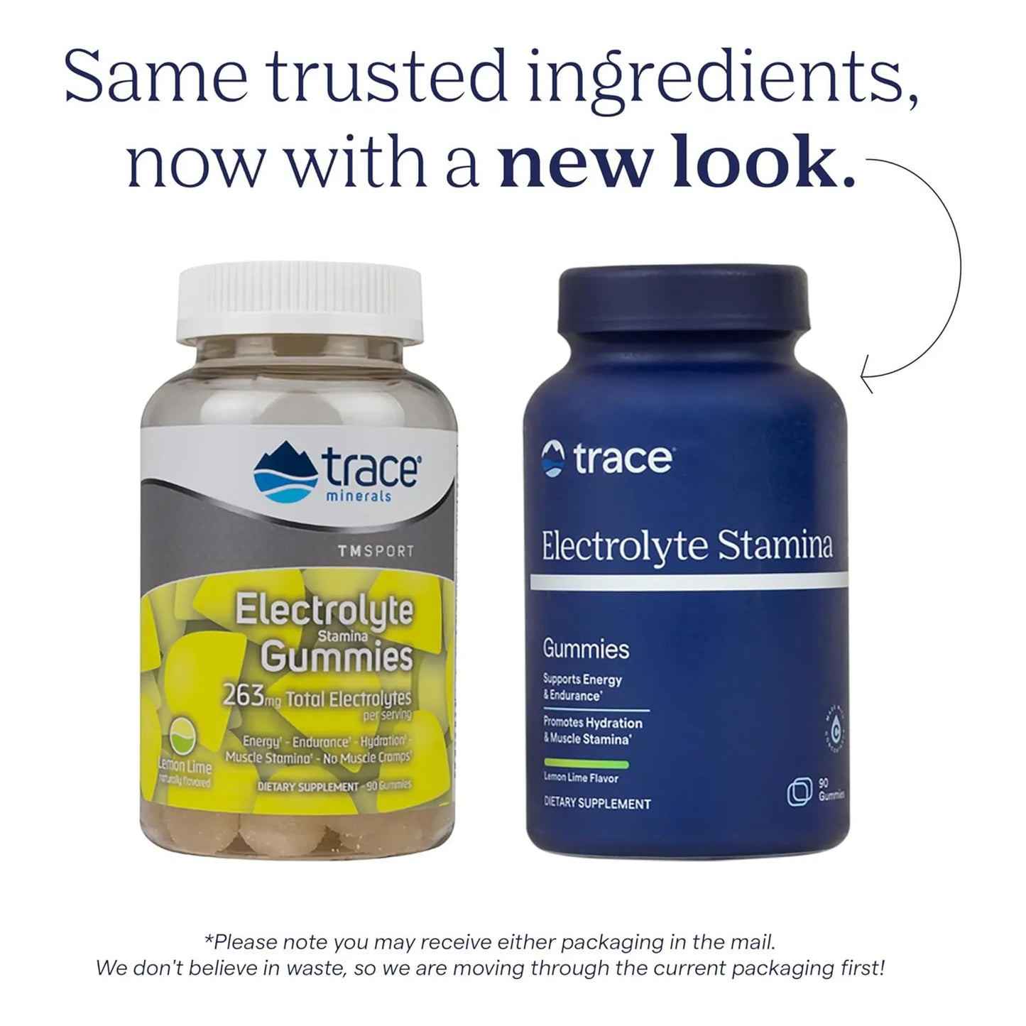 Gomitas De Energia Y Resistencia Con Electrolitos Sabor Lima Trace Minerals 90 Unidades