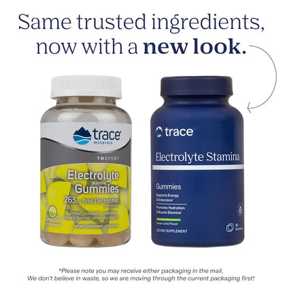 Gomitas De Energia Y Resistencia Con Electrolitos Sabor Lima Trace Minerals 90 Unidades