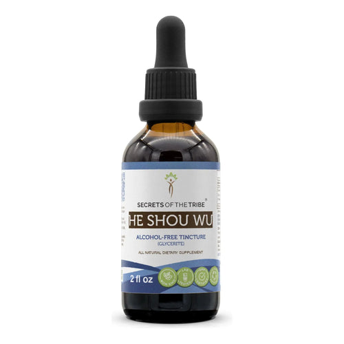 Tintura He Shou Wu Extracto Puro Sin Alcohol 60ml Potencia Máxima