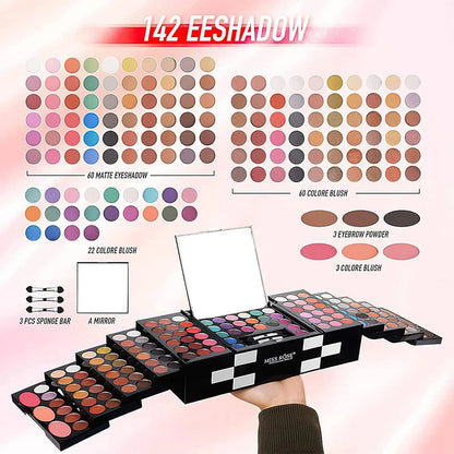 Paleta De Maquillaje 148 Colores Kit Profesional Todo En Uno Miss Rose M