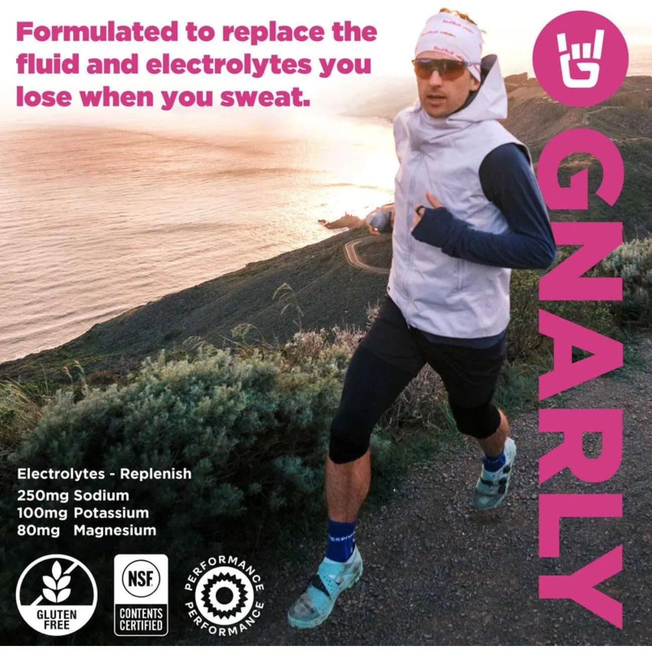 Mezcla Hidratante De Electrolitos Frambuesa Gnarly Nutrition Para Ejercicio Y Recuperación